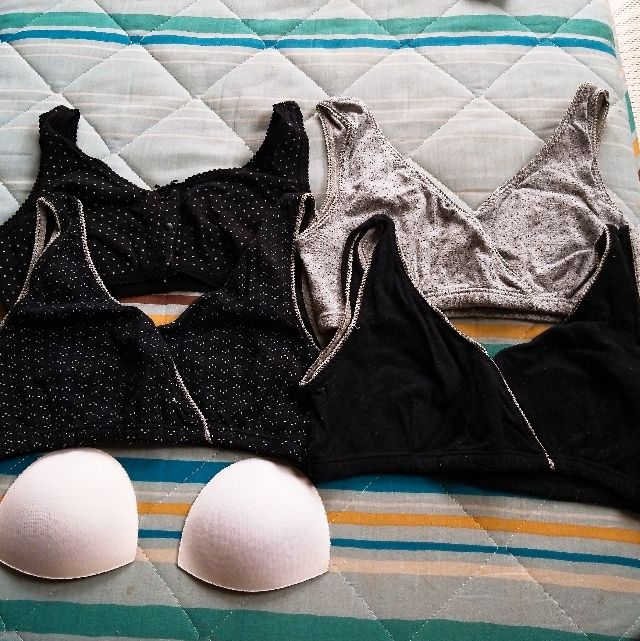 マタニティ授乳ブラ4枚組Mサイズ