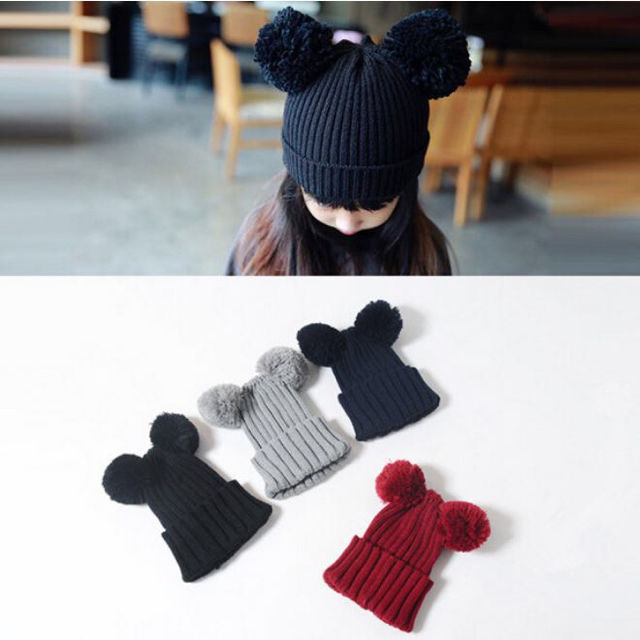 本日限定ミッキー耳ニット帽 フリマアプリ サイトshoppies ショッピーズ