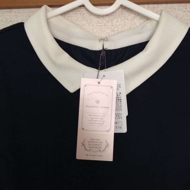 アソート衿付きワンピース マジェスティックレゴン フリマアプリ サイトshoppies ショッピーズ