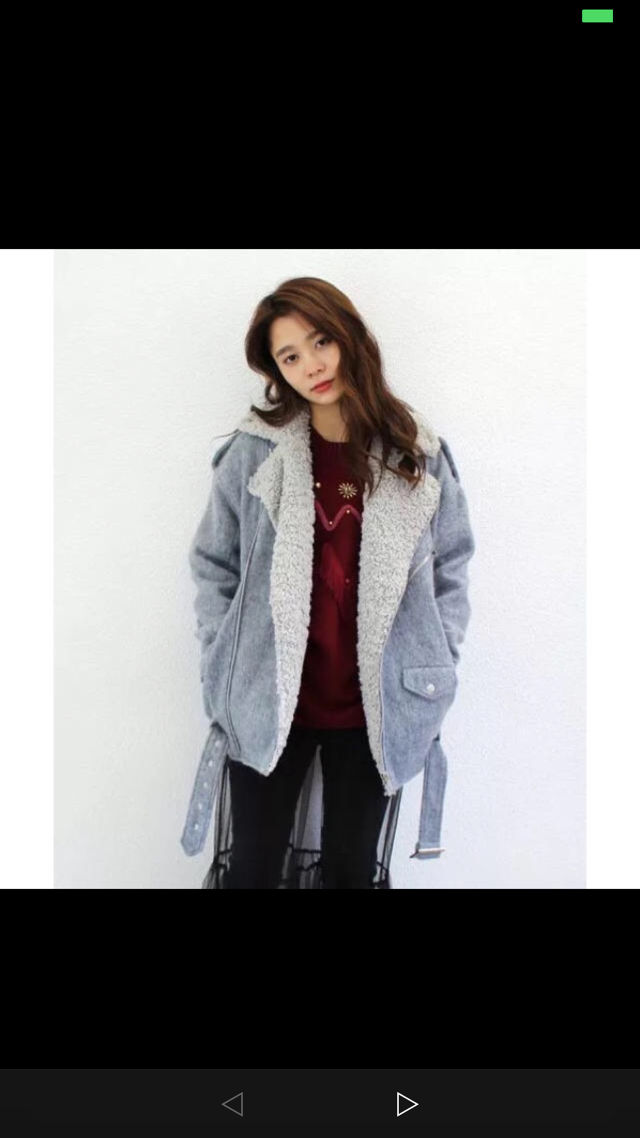 jouetie ビッグライダースコート グレー