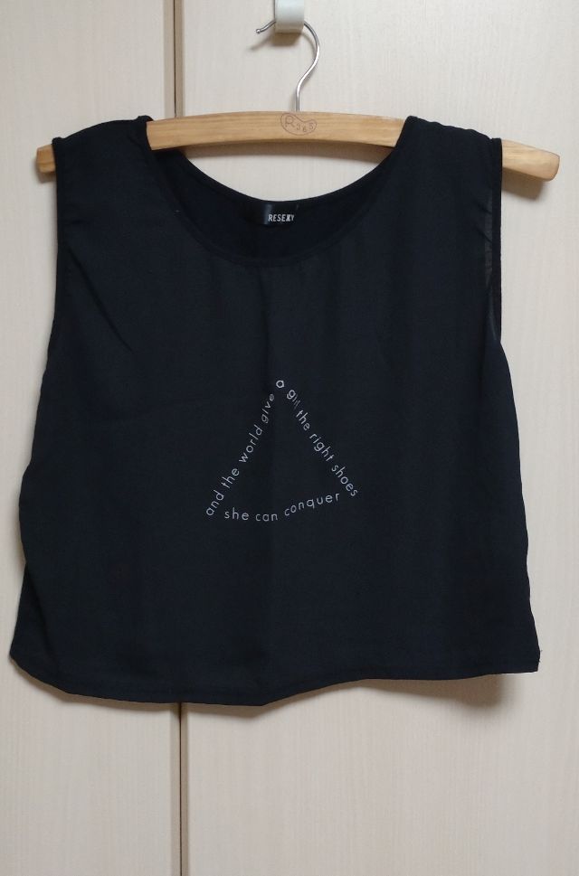 RESEXXYミニ丈Tシャツ