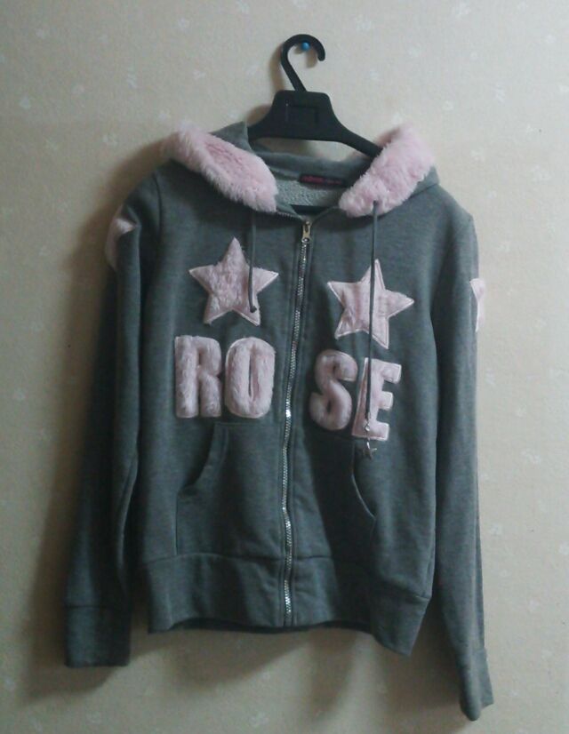 KOGYARU ROSE FAN FAN レオパード柄パーカー KOGYARU ローズファンファン 豹柄パーカー ピンク RARA 130 未