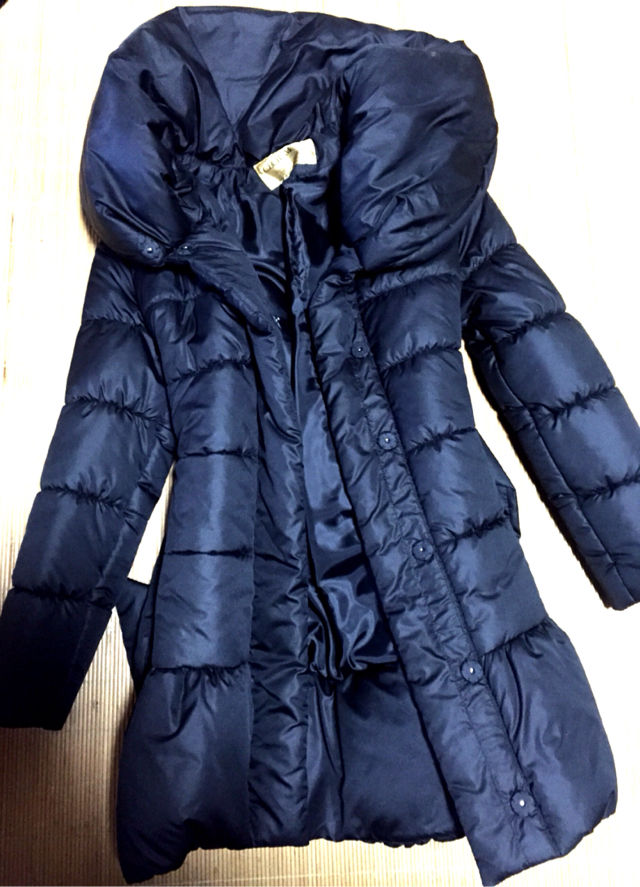 襟付きダウンコート セシルマクビー フリマアプリ サイトshoppies ショッピーズ