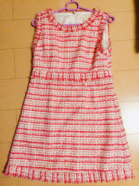 Emiria Wiz ツイードワンピース Tweed sleeveless knit one-piece | エミリアウィズ公式