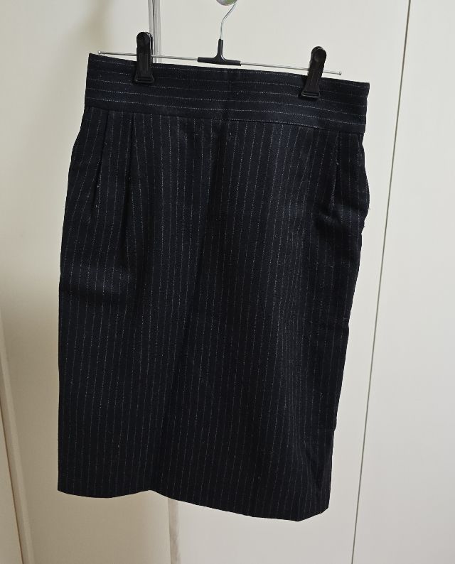 ROPE ロペ　ウール　ストライプ　タイト　スカート　38 