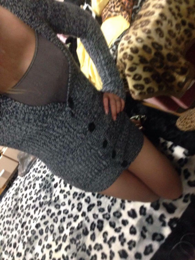 ツイード系ニット