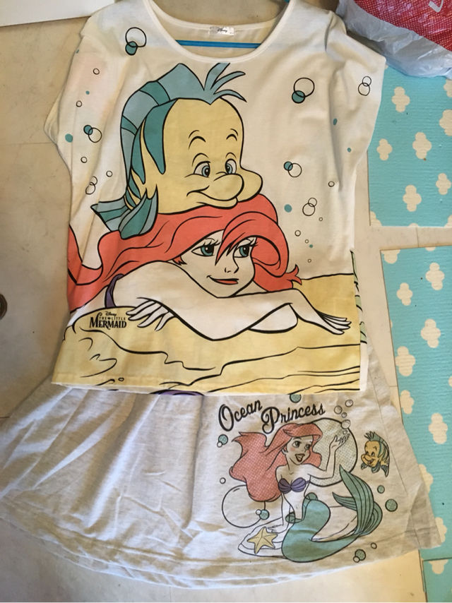 リトルマーメイドアリエルスカートl しまむら シマムラ フリマアプリ サイトshoppies ショッピーズ
