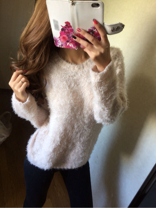 柔らかモヘアニットシンプル薄ピンク フリマアプリ サイトshoppies ショッピーズ 柔らかモヘアニットシンプル薄ピンク フリマアプリ サイトshoppies ショッピーズ