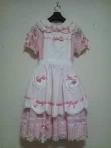 Angelic Prettyピンク ギンガムチェック ワンピース ◾︎Angelic Pretty ギンガムチェックワンピース ピンク