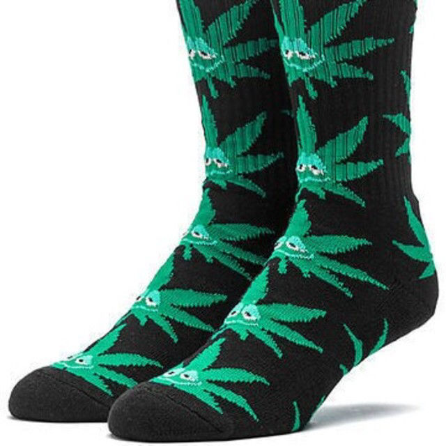 HUF マリファナ 靴下 ブラック ハフ