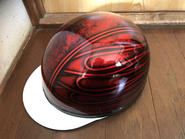 カスタムコルク半　Candyレッドラップ富士日章　七色ラメ　文字変更無料 カスタムコルク半Candyレッドラップ✘白富士日章七色ラメ文字