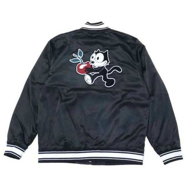 HUF×FELIX サテンスタジャン　コラボ  L ハフ