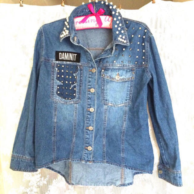 良品 GLAD NEWS デニムシャツ