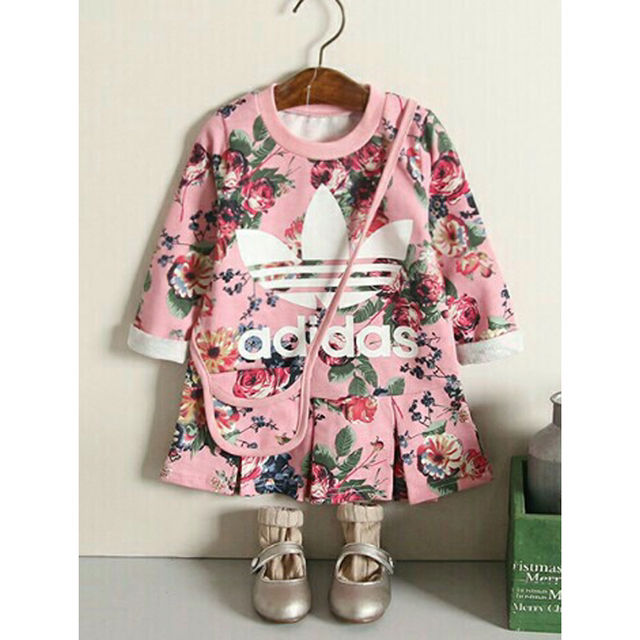 Newアディダス韓国子供服花柄ワンピース ノーブランド フリマアプリ サイトshoppies ショッピーズ