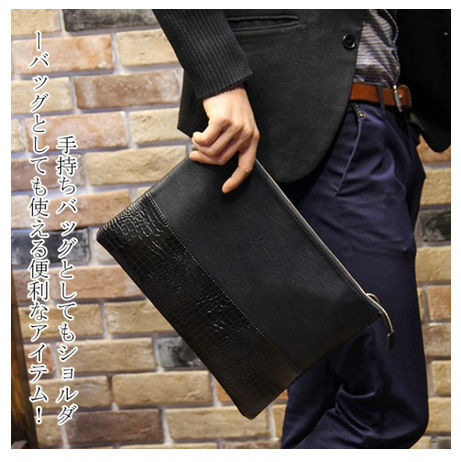クラッチバッグ メンズバッグ大人 紳士2way プレゼント フリマアプリ サイトshoppies ショッピーズ