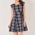 【今季】チェックフレアワンピース