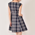 【今季】チェックフレアワンピース