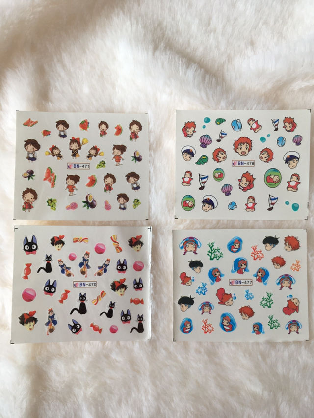 ジブリネイルシール12枚 フリマアプリ サイトshoppies ショッピーズ
