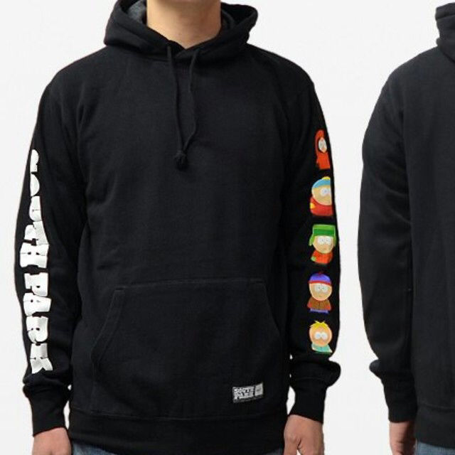 HUF サウスパーク　パーカー　ブラック  S ハフ