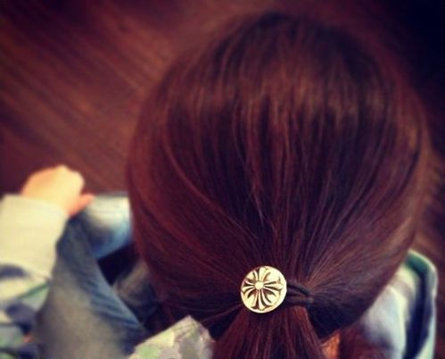 クロムハーツ　ハート　ヘアゴム　ブレスレット クロムハーツ◇Chrome hearts◇ダガー ヘアバンド ヘアゴム
