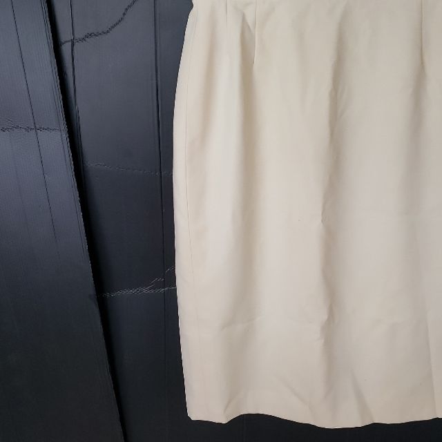 ESCADA ひざ丈スカート　巻きスカート　ホワイト