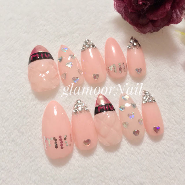 Newmiumiu香水風キルティングネイル ピンクミラー フリマアプリ サイトshoppies ショッピーズ Newmiumiu香水風キルティングネイル ピンクミラー フリマアプリ サイトshoppies ショッピーズ