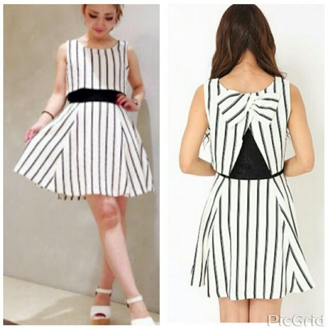 専用出品cecil Mceeレースコンビストライプ柄ワンピ セシルマクビー フリマアプリ サイトshoppies ショッピーズ