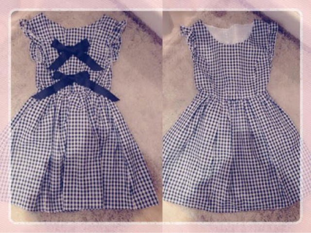 Evelynギンガムリボンワンピース Evelyn エブリン フリマアプリ サイトshoppies ショッピーズ