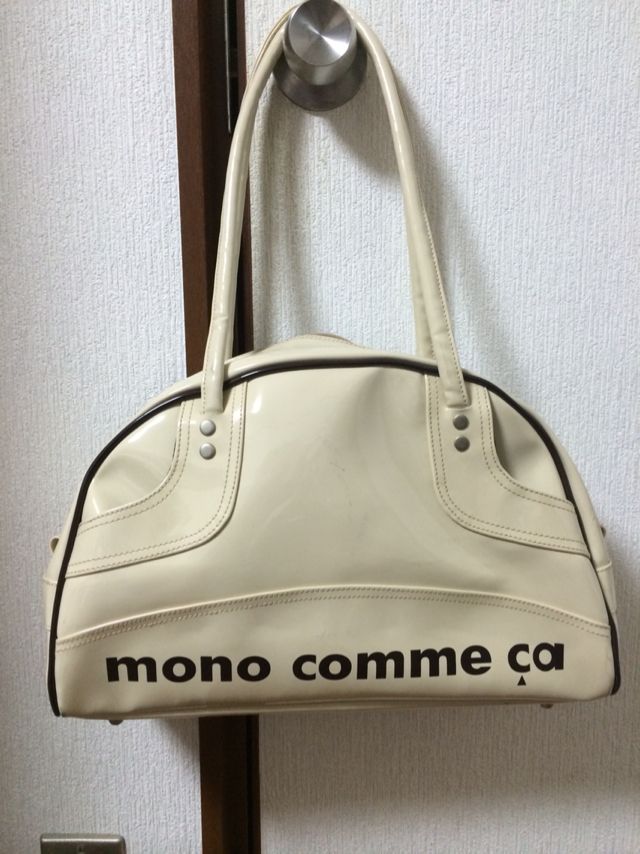 モノコムサ肩掛けボストンバッグ コムサイズム フリマアプリ サイトshoppies ショッピーズ