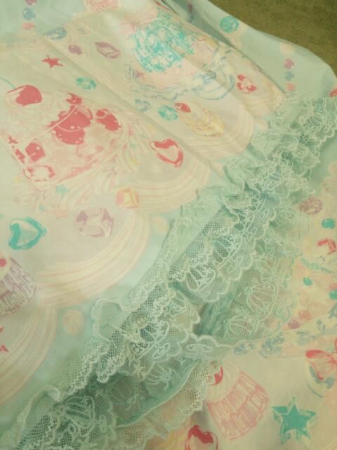 Angelic Pretty ジュエリージュレ JSK サックス Angelic Pretty ジュエリージュレ JSK サックス angelic pretty