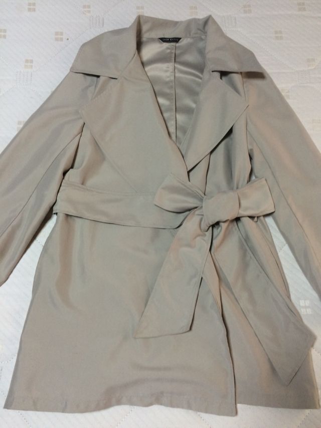 【LAZY DAISY】トレンチコート ショート丈