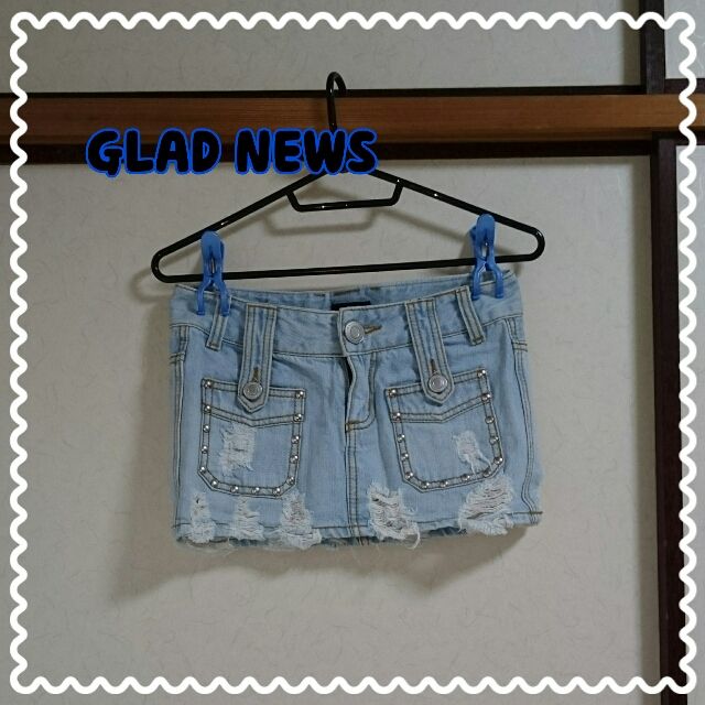 GLAD NEWSデニムスカート