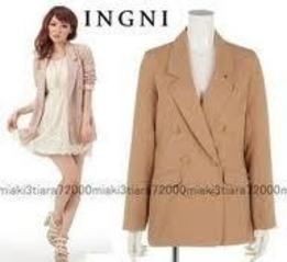イング Ingni ピンクベージュテーラードジャケット イング Ingni フリマアプリ サイトshoppies ショッピーズ