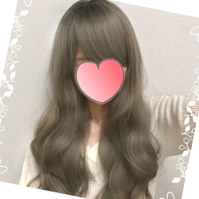 テカらないウィッグ 新リアルつむじ フルロングナチュラルカ