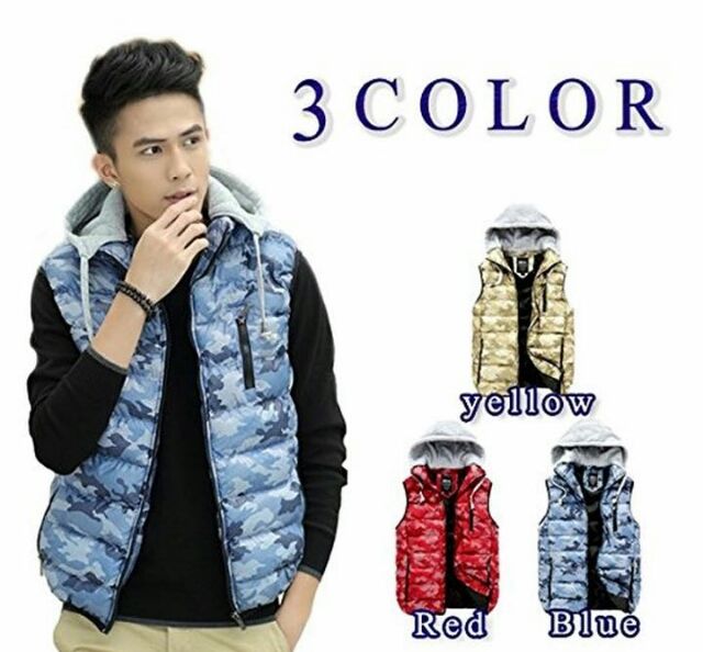 ダウンベスト メンズ 迷彩柄 アウター フリマアプリ サイトshoppies ショッピーズ