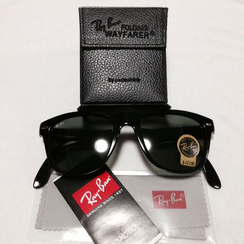 Ray-Ban ブラック 折りたたみ　サングラス rb3479004main.jpg