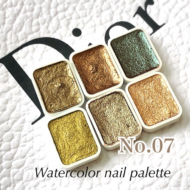 水彩ネイルパレット 6カラーセット ニュアンスネイル 07 フリマアプリ サイトshoppies ショッピーズ