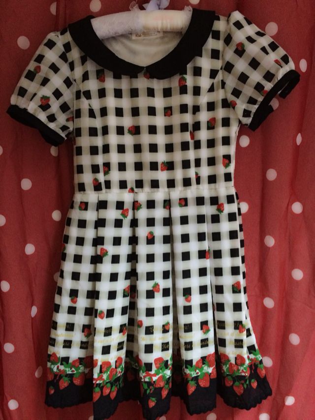 Ankrougeギンガムストロベリーop アンクルージュ Ank Rouge フリマアプリ サイトshoppies ショッピーズ