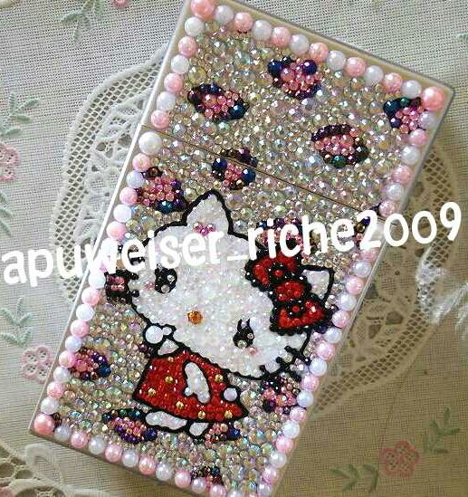 ヒョウ柄キティ☆つけまつげケース