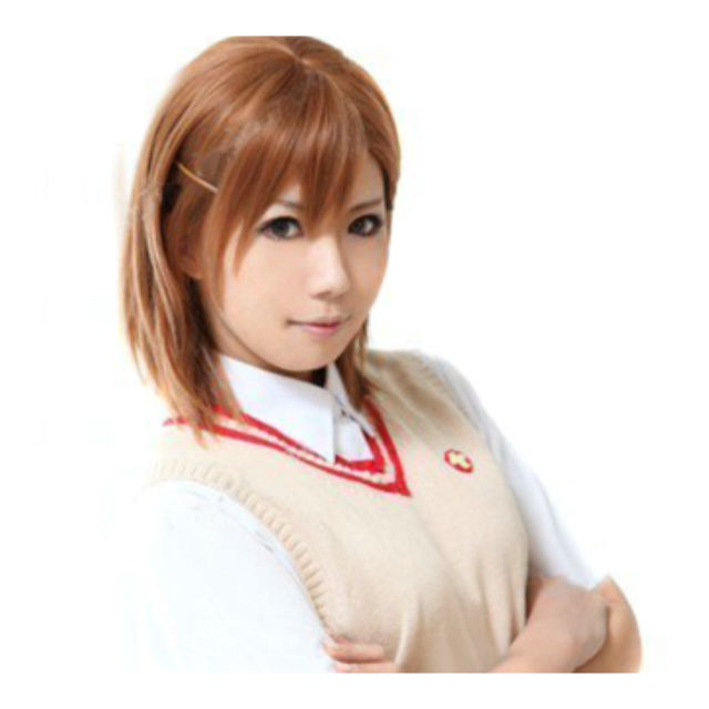 とある魔術の禁書目録 御坂美琴 風 ウィッグ
