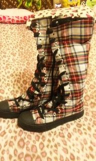 チェックスニーカーブーツakb風 フリマアプリ サイトshoppies ショッピーズ