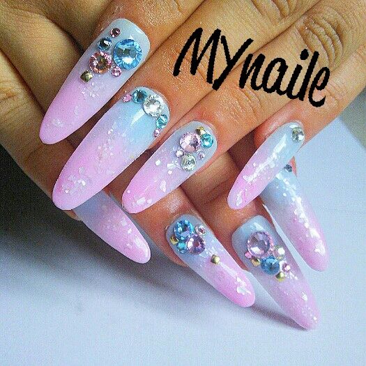 N52 シェル埋め込み メルヘングラデ スワロ ジェル フリマアプリ サイトshoppies ショッピーズ