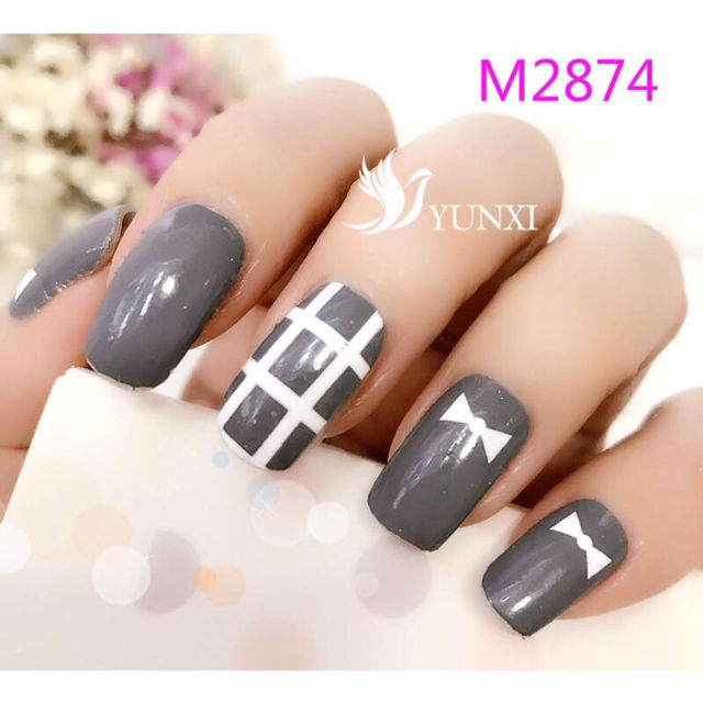 単色 リボン チェックネイルシール お家でネイルサロン フリマアプリ サイトshoppies ショッピーズ