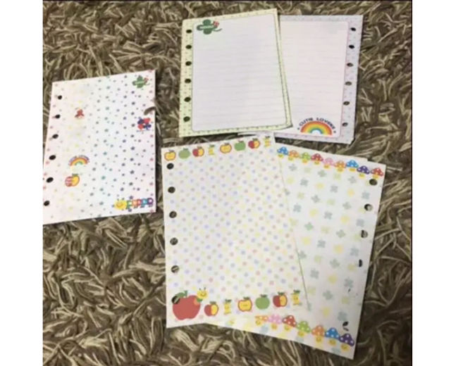(送料無料)バインダーメモ用紙9枚