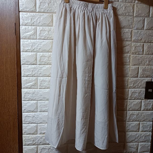 SM2 blue新品シンプルロングスカート／オフホワイト