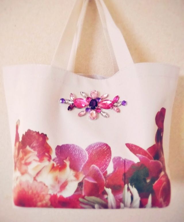 26039581 ハンドメイド ランチバッグ Rady ビジュー ハンドバッグ  