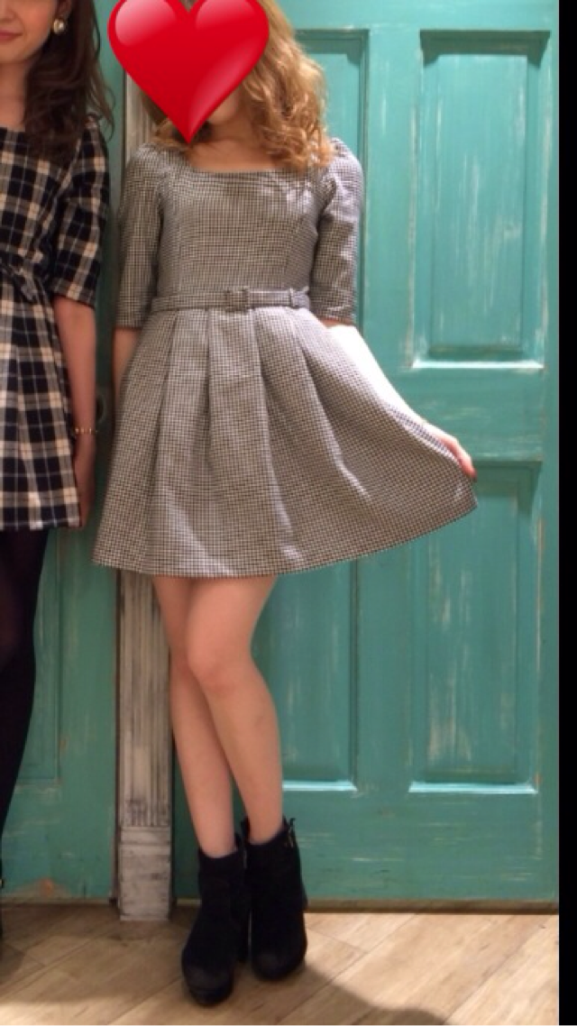 ダスリン 秋冬物 チェック柄ワンピース ダズリン Dazzlin フリマアプリ サイトshoppies ショッピーズ