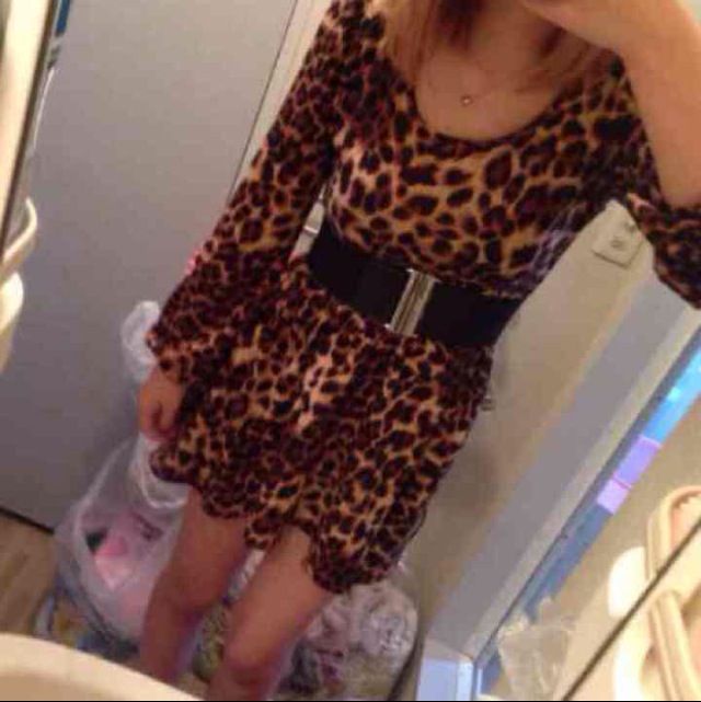 新品ヒョウ柄ワンピ