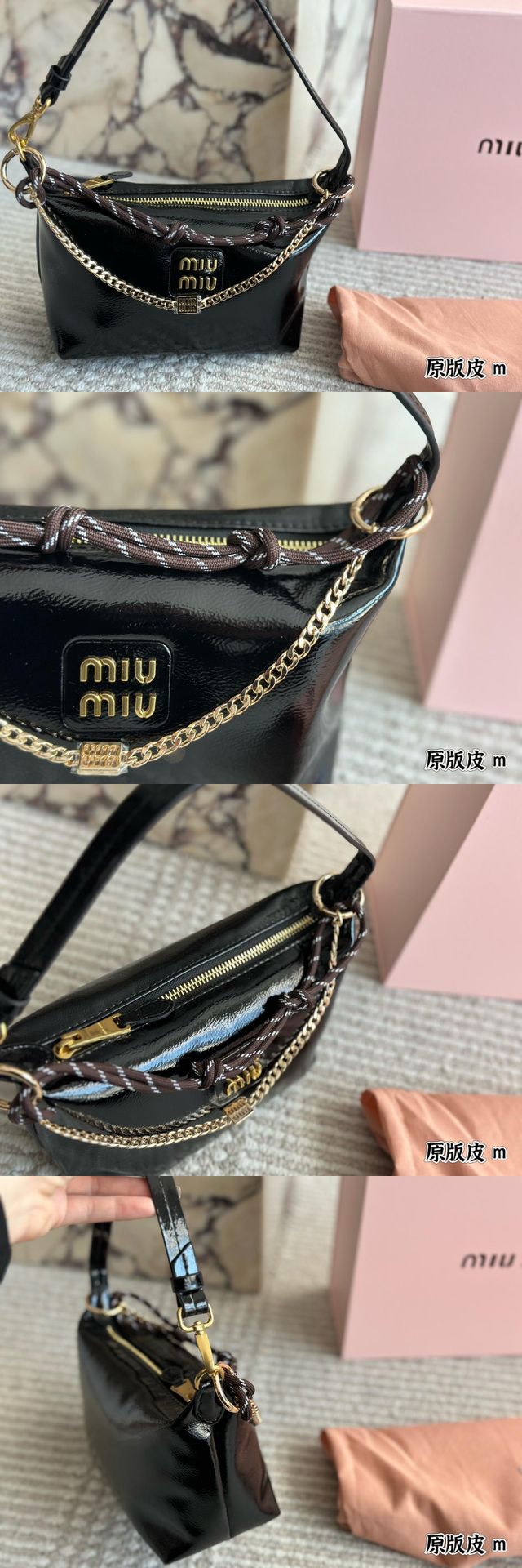 MiuMiuミュウミュウのハンドバッグ、N級品質、綺麗実物