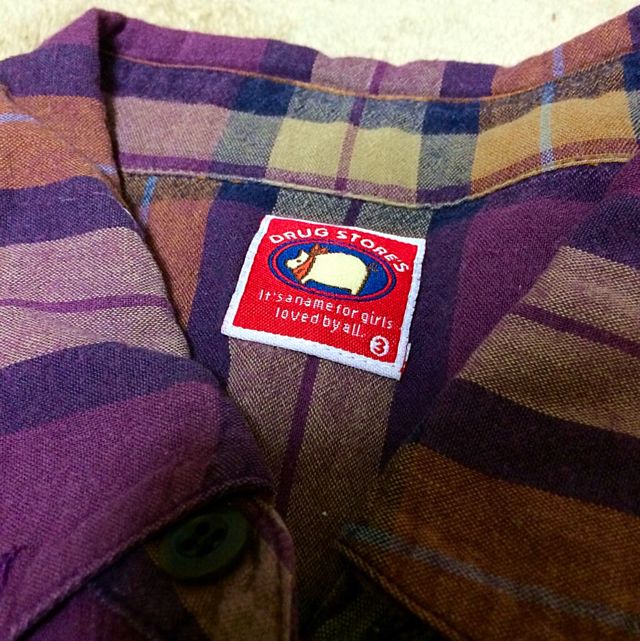 ドラッグストアーズ ネルシャツ